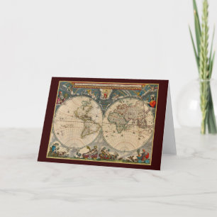 De Wereldkaart van Totius Terrarum Orbis Tabula Kaart