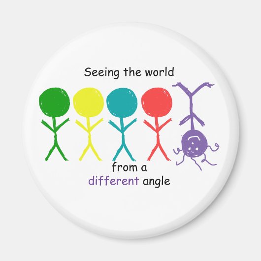 De wereldmagneet zien magneet (Voorkant)