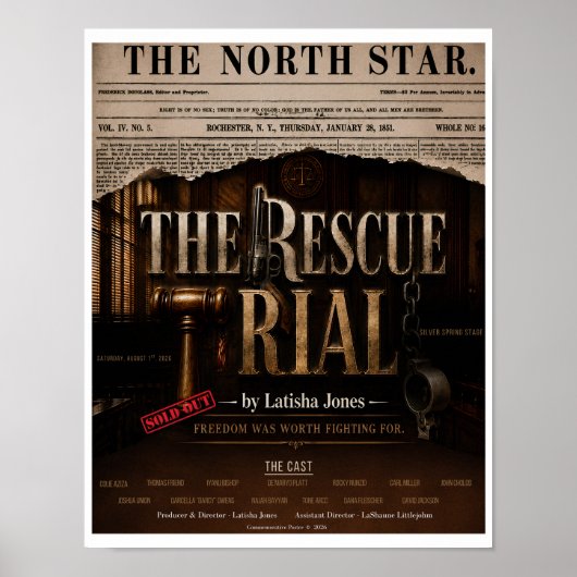 De wereldpremière-herdenking van The Rescue Trial Poster (Voorkant)