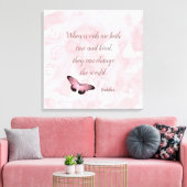 De wereldprijsopgave voor Boeddha wijzigen Canvas Afdruk (Insitu (Woonkamer))