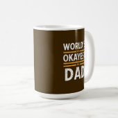 De Werelds Okéste Papa Koffiemok (Voorkant rechts)
