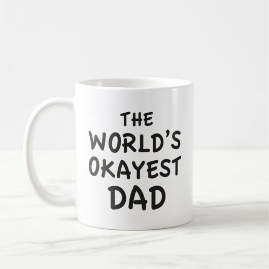 De Werelds Okéste Vader Koffiemok (Links)