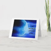 DE WERELDSTOOD NOG STEEDS JUBILEUM KAART (Voorkant)