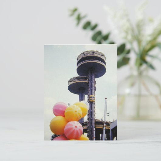 De wereldtentoonstelling briefkaart (Staand voorkant)