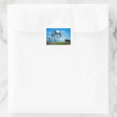 De Wereldtentoonstelling Ronde Sticker (Tas)