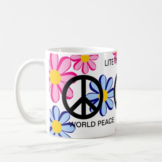 DE WERELDVREDE LIET DE RAINBOW! KOFFIEMOK (Links)
