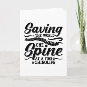 De wereldwervelkolom-chiropractor redden kaart