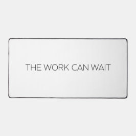 De Werk Kan Wachten Groot Minimalistisch Typografi Bureaumat