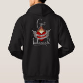 DE WERK PRIVÉ BALANS - Evenwichtig leven  Hoodie (Achterkant)
