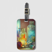 De werkbare Fantastische Kunst van de alchemicus Bagagelabel (Voorkant (verticaal))