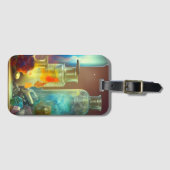 De werkbare Fantastische Kunst van de alchemicus Bagagelabel (Voorkant (horizontaal))