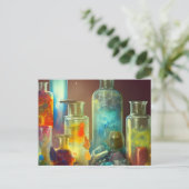 De werkbare Fantastische Kunst van de alchemicus Briefkaart (Staand voorkant)