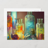 De werkbare Fantastische Kunst van de alchemicus Briefkaart (Voorkant / Achterkant)