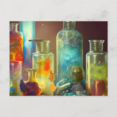 De werkbare Fantastische Kunst van de alchemicus Briefkaart (Voorkant)