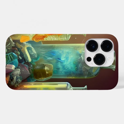 De werkbare Fantastische Kunst van de alchemicus Case-Mate iPhone Case (Achterkant (horizontaal))