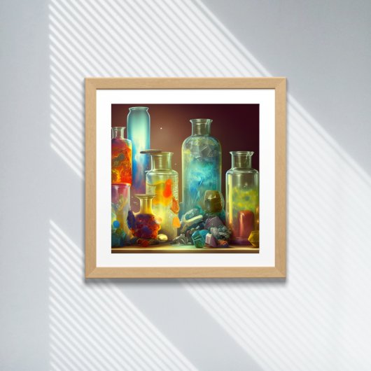 De werkbare Fantastische Kunst van de alchemicus Poster