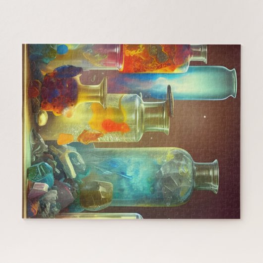 De werkbare Fantasy van de alchemicus Legpuzzel (Horizontaal)