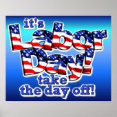 De werkdagafdrukken poster (Voorkant)