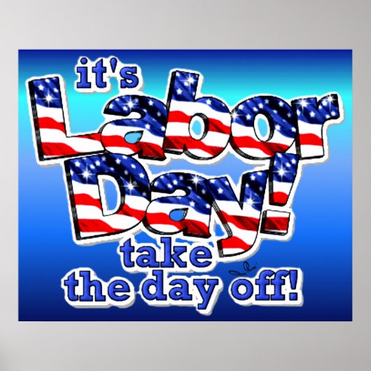 De werkdagafdrukken poster (Voorkant)