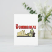 De werkdood briefkaart (Staand voorkant)