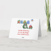 De werkelijk Leuke Kaart van de Vakantie van de (Achterkant)