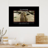 De werkelijke betekenis van teamwerk [XL] Poster (Keuken)