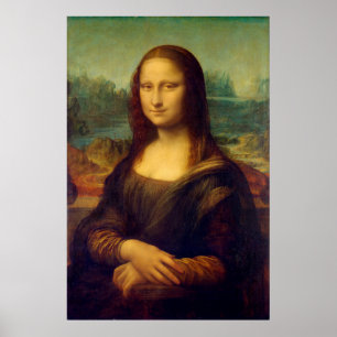 De werkelijke grootte van het originele schilderij poster