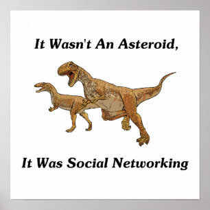 De werkelijke oorzaak van het uitsterven van dinos poster