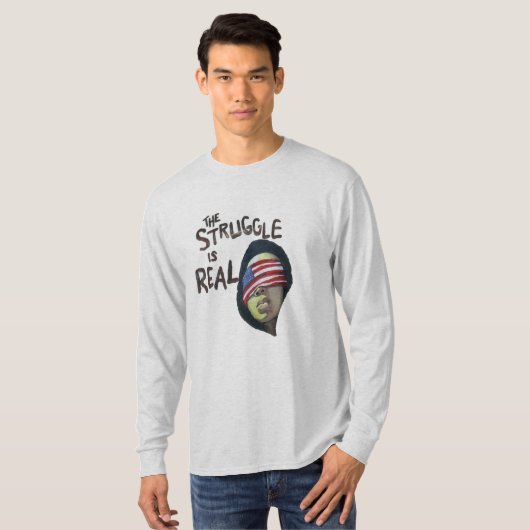 de werkelijke t-shirt (Voorkant volledig)