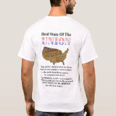 de werkelijke toestand van de unie t-shirt (Achterkant)