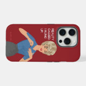 De werkelijkheid belde. Ik hing op. iPhone Hoesje (Achterkant horizontaal)