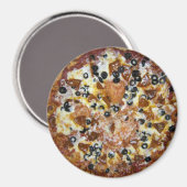 De werken Pizza Magneet (Voorkant / Achterkant)