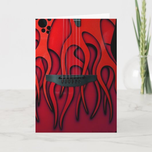 De Werken van de gitaar Kaart (Voorkant)