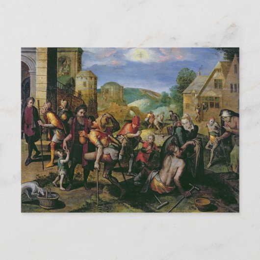 De werken van Mercy Briefkaart (Voorkant)