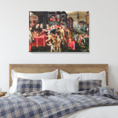 De werken van Mercy Canvas Afdruk (Insitu (Slaapkamer))