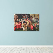 De werken van Mercy Canvas Afdruk (Insitu (Houten vloer))