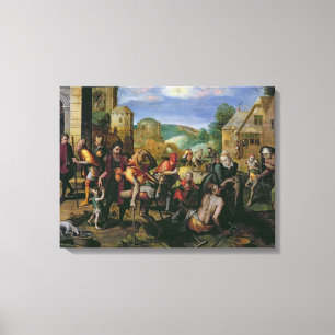 De werken van Mercy Canvas Afdruk