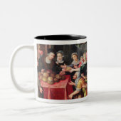 De werken van Mercy Tweekleurige Koffiemok (Links)