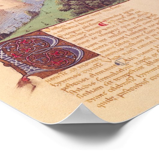 De werken van Virgil met commentaar van Servius Poster (Hoek)