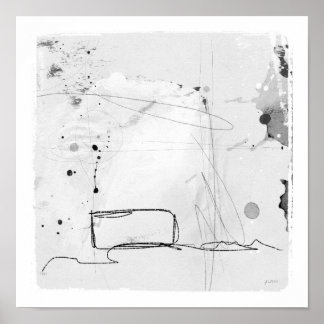 de werken zonder titel op papier poster