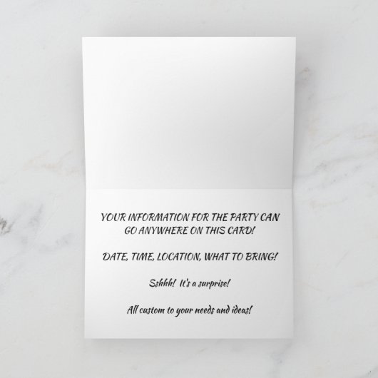 De werkende Uitnodiging van de Partij van de (Binnen)