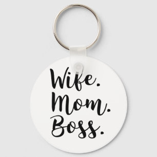 de werkgever van het vrouwenmamma sleutelhanger