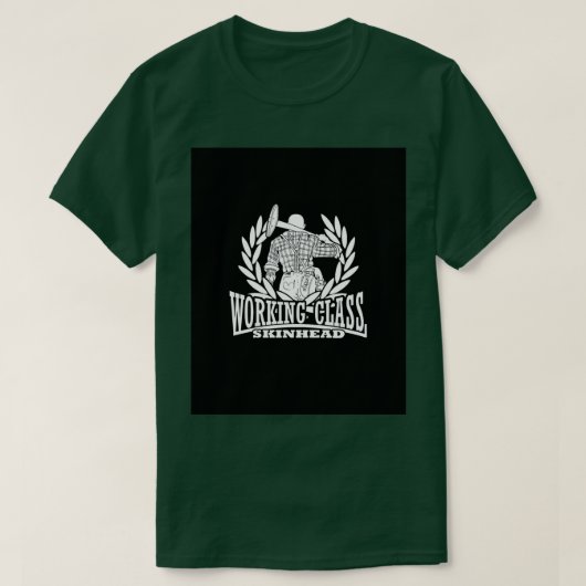 De werkklasse schetsen grafisch t-shirt (Design voorkant)