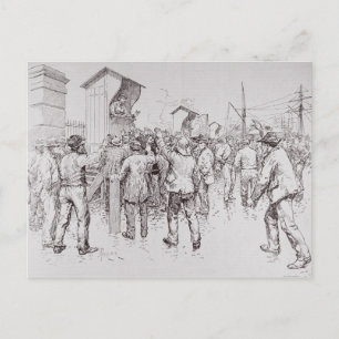 De werklozen in Londen Briefkaart