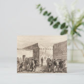 De werklozen in Londen Briefkaart (Staand voorkant)