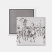 De werklozen in Londen Magneet (Voorkant / Achterkant)