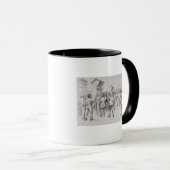 De werklozen in Londen Mok (Voorkant rechts)