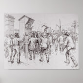 De werklozen in Londen Poster (Voorkant)