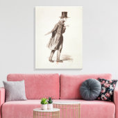 De werknemer canvas afdruk (Insitu (Woonkamer))