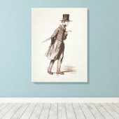 De werknemer canvas afdruk (Insitu (Houten vloer))